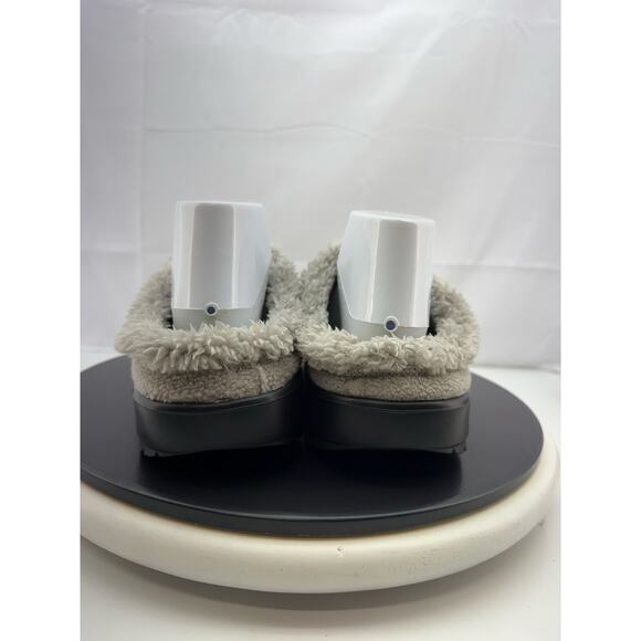 Oofos Oocoozie Mule Mens Size 10 Gray Sherpa Comfort Recovery Slip On Shoes NEW main image 8